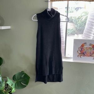 Medina Grey M Turtleneck Sweater Dress